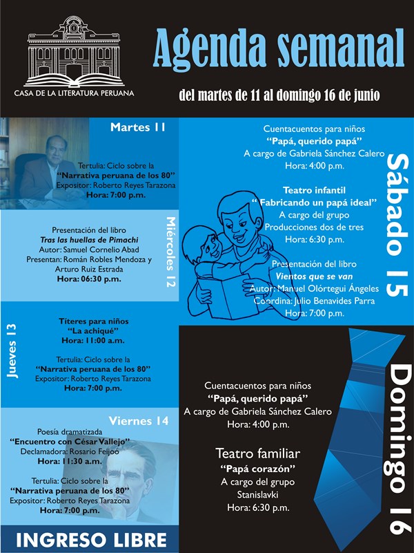 Casa de la Literatura Peruana 11 al 16 Jun.2013