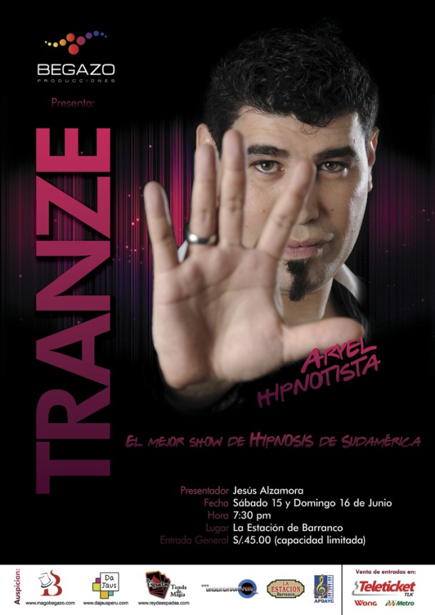 Tranze hipnotista Aryel poster