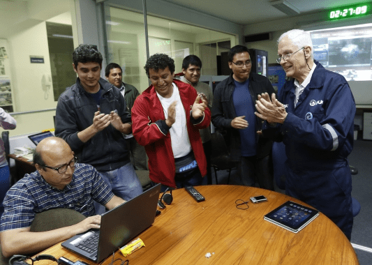 satélites peruanos en órbita