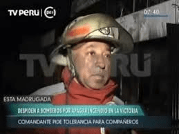 Comandante  Bombero Alejandro León