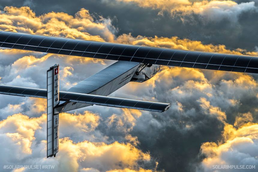 El avión solar que vólo por primera vez