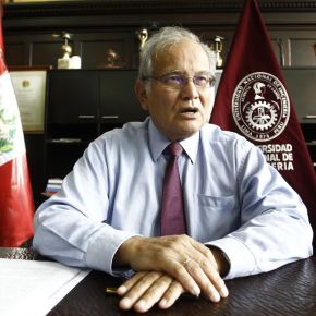 Rector de la Universidad de Ingeniería de Perú en la presentación de candidatos presidenciales&nbsp;2016