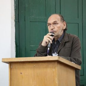 Escritor huanuqueño Samuel Cárdich visita el Barrio&nbsp;Quijote