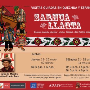 La muestra Sarhua Llaqta en la Biblioteca Nacional del Perú tendrá visitas guiadas en quechua y&nbsp;español