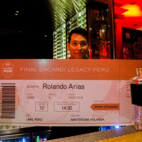 Rolando Arias, reconocido bartender peruano participará en la prestigiosa competencia internacional Bacardi Legacy Cocktail Competition&nbsp;2019