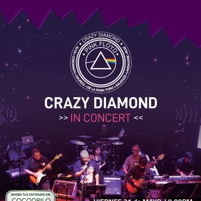 Crazy Diamond, apasionados de Pink Floyd en concierto el 31 de&nbsp;mayo