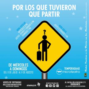 Microteatro y Y ACNUR-ONU ESTRENAN «POR LOS QUE TUVIERON QUE PARTIR», DRAMA DE MILLONES DE INMIGRANTES VISTOS A TRAVÉS DEL&nbsp;TEATRO