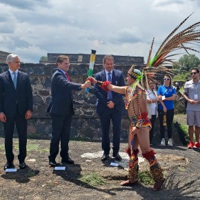 Se encendió la llama Panamericana en Teotihuacán hacia Lima&nbsp;2019