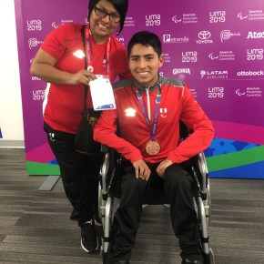 Peruano Rodrigo Santillán gana medalla de bronce por 100 m espalda en Parapanamericanos 2019