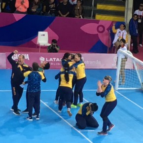 Ana Carolina Duarte anotó primer gol de electrizante gólbol Parapanamericano2019 con oro para&nbsp;Brasil