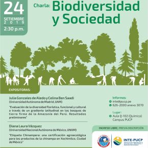 Biodiversidad y Sociedad: Charla INTE-PUCP