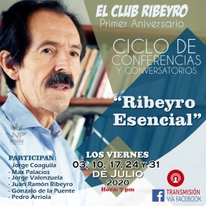 El Club Ribeyro celebra su primer aniversario con ciclo de&nbsp;conferencias
