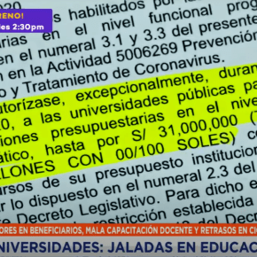 Presupuestos para educación virtual de universidades públicas mal utilizadas en Perú durante la pandemia COVID&nbsp;19