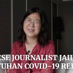 EE.UU. insta a China a liberar a periodista Zhang Zhan que cubrió desde el inicio sobre el COVID 19 en Wuhan y por informar la detención de periodistas&nbsp;independientes