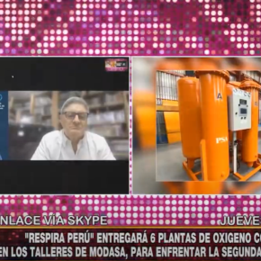 Respira Perú realiza donación de seis plantas de oxígeno construídos por empresa peruana Modasa en segunda ola COVID 19 en&nbsp;Perú