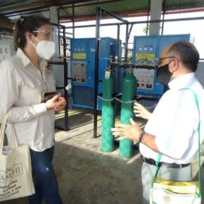 La nueva planta de oxígeno en Loreto de 2,400 balones mensuales para distribución gratuita es realidad en alianza con la Iglesia Católica, donantes solidarios y&nbsp;Tamshi