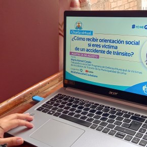 Programa de Defensa Municipal de Víctimas de Accidentes de Tránsito ofrecerán charla virtual “¿Cómo recibir orientación social si eres víctima de un accidente de&nbsp;tránsito?