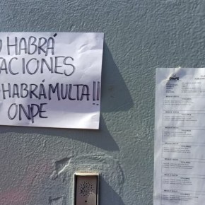 Elecciones Perú 2026 Segunda vuelta enturbiada: Son 63 mil 300 personas que no pudieron votar en Lima más dos lugares en EE.UU porque no llegaron las actas y otros que no retornaron a votar porque sus mesas abrieron tarde, ambos responsabilidad de ONPE. Sólo para electores de las no abiertas posibilidad de votar el Lunes 13 de Abril 2026 comunicó el JNE que pidió se mantengan restricciones de información de porcentajes de votos mientras que ONPE y empresa encuestadora DATUM emitió conteo de votos al 100&nbsp;%