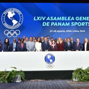 Presidenta de Perú, Keiko Fujimori, inaugura la LXIV Asamblea General de Panam Sports entidad internacional que organiza los Juegos Panamericanos Lima&nbsp;2027