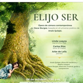 Estreno de «Elijo Ser», ópera de cámara contemporánea en la Sala Alzedo del Teatro Segura con ingreso libre previa&nbsp;inscripción